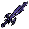 Woven - Elegant Lightsbane A sword born of darkest pitch with blades of blackest shade. See ingame
