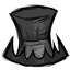 Woven - Elegant Showman's Shadow Hat This hat is filled to the brim with dapper darkness. See ingame