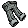 Classy Checkered Trousers These 'rainy gray' colored pants are perfect for playing checkers, or checking items off your to-do list. See ingame