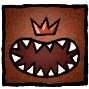 Loyal Burnished Icon of Gnaw Set your profile to an appeased maw of Gnaw. You proved your worth in the Gnaw's great tournament.