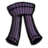 Common Pinstripe Pants 'Plethora of purple' colored stripy trousers. See ingame