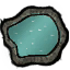 The map icon for the ruins pond.