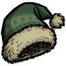 Spiffy Festive Stocking Cap One might wear this 'forest guardian green' winter hat on a cozy night around a campfire. Or, hey, they might not. See ingame