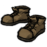 Classy Steel-Toed Boots These 'wooden nickel brown' colored boots will protect you from stubbing your toes, but not a whole lot else. See ingame