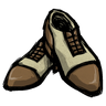 Common Spectator Shoes These 'werebeaver brown' colored two-tone shoes make you feel like the bee's knees. See ingame