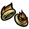 Woven - Spiffy Inferno's Cuffs Flaming adornments for your wrists. See ingame