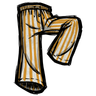 Spiffy Jammie Pants No striped pajama squid were harmed in the making of these 'bumbling honey orange' colored naptime pants. See ingame