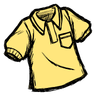 Common Collared Shirt A 'downright neighborly yellow' colored polo shirt. Don't let your collar flap in the wind. See ingame