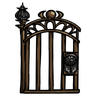 Woven - Distinguished Antique Bronze Gate For those who prefer security over a warm welcome. See ingame