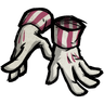 Woven - Spiffy Candy-Striped Gloves For hand-making each tasty treat with care. See ingame