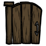 Woven - Distinguished Walnut Picket Gate The natural wood finish adds a warm, countrified touch. See ingame