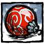 Woven - Common Red Festive Bauble Set your profile icon to a swirly red Winter's Feast bauble.