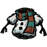 Woven - Distinguished Snowspider Torso This fluffy white spider body comes with a warm scarf! See ingame
