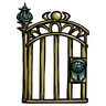 Woven - Distinguished Antique Brass Gate For those who prefer security over a warm welcome. See ingame
