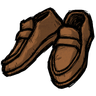 Common Loafers You probably shouldn't loaf around all day, even in these 'leaves in autumn orange' colored loafers. See ingame