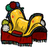 Timeless / Loyal Festive Saddle The best seat in the house for beefalo-related festivities. See ingame