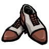 Common Spectator Shoes These 'low pH red' colored two-tone shoes make you feel like the bee's knees. See ingame