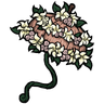 Woven - Elegant Rosy Posy Parasol "April showers bring May flowers." See ingame