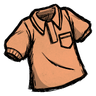 Common Collared Shirt A 'fishy tincture orange' colored polo shirt. Don't let your collar flap in the wind. See ingame