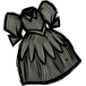 Woven - Distinguished / Heirloom Distinguished Ball Gown Be the life of the party in this gray silk ball gown. See ingame