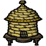 Woven - Elegant Bee Basket The bees are all abuzz over this antique hive. See ingame