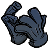 Common Hand Covers These are gloves. They cover your hands. This pair is 'begs the question blue' colored. See ingame