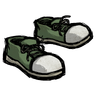 Common Sneakers Wear these 'cactus green' colored sneakers surreptitiously. See ingame