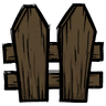 Woven - Distinguished Walnut Garden Fence Why not put down stakes and settle down here? See ingame