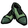 Common Spectator Shoes These 'willful green' colored two-tone shoes make you feel like the bee's knees. See ingame