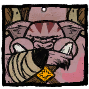Woven - Common Laughing Boar Set your profile icon to an amused audience member.