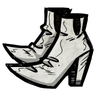 Woven - Classy / Heirloom Classy Winklepickers 'Houndbone white' colored shoes for picking winkles in. See ingame