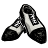 Common Spectator Shoes These 'scribble black' colored two-tone shoes make you feel like the bee's knees. See ingame