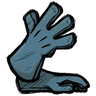 Common Long Gloves 'Cobaltous oxide blue' colored gloves suitable for all types of persons, robots, and monsters. See ingame