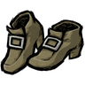 Common Buckled Shoes One, two, buckle your 'muddy shoes tan' colored shoe. See ingame