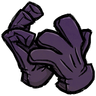 Common Hand Covers These are gloves. They cover your hands. This pair is 'plethora of purple' colored. See ingame