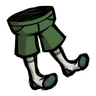 Common Shorts Don't sell yourself short in these 'forest guardian green' colored shorts. See ingame