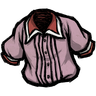 Common Pleated Shirt Get your glad rags on with this 'pigman pink' colored shirt. See ingame
