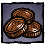 Woven - Common Three Pennies Set your profile icon to a handful of pennies. Bequeathed by the Gnaw itself!