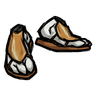 Woven - Classy Battlemaster's Sandals A pair of battlemaster's sandals to wear into the arena. 使用例