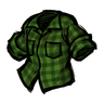 Common Lumberjack Shirt Well, it's not buckskin but it's still skookum. It's 'being uneasy green' colored with no foofaraw. See ingame