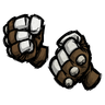 Woven - Spiffy Brawler's Knucklewraps These leather gloves have small holes cut in them for the knuckles to show through. 使用例