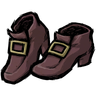 Common Buckled Shoes One, two, buckle your 'nightmare pink' colored shoe. See ingame