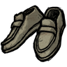 Common Loafers You probably shouldn't loaf around all day, even in these 'flat fish tan' colored loafers. See ingame