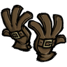 Classy Buckled Gloves 'Werebeaver brown' colored gloves with a buckle on the back to help you hold it together. See ingame