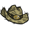 Woven - Elegant Cowboy Straw Hat Puts the "cool" in cool and dry. See ingame