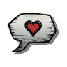 Common Heart Emoticon Show everyone you care with this heart emoticon. Type :heart: in chat to use this emoticon.