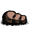 Original HD Cooked Koalefant Trunk icon from Bonus Materials from CD Don't Starve.