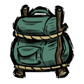 Spiffy Rucksack A rustic rucksack in a 'subaqueous megafauna green' color. See ingame
