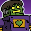 The Lying Robot Halloween avatar used by the Klei Discord's bot.