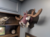 Moose/Goose head in Klei Office